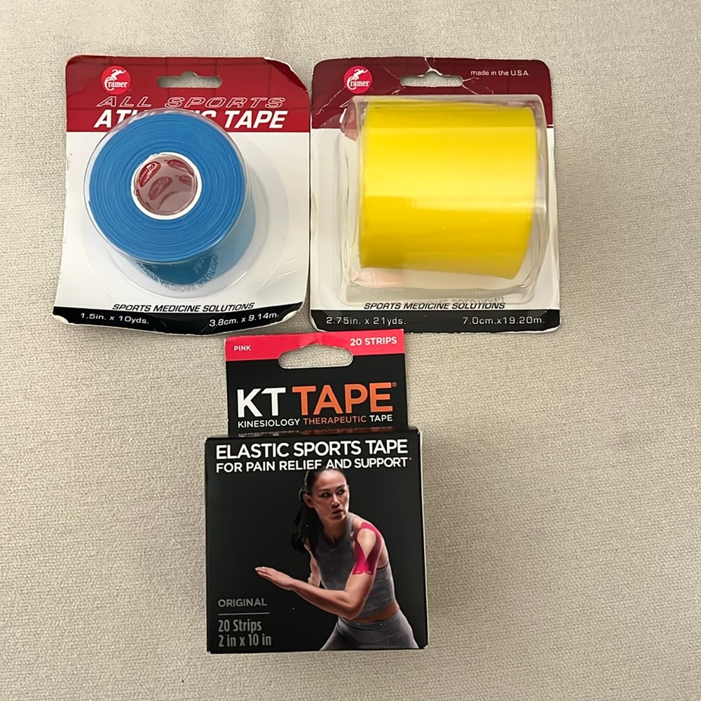 NIP KT Tape & Athletic Tape 3 total rolls